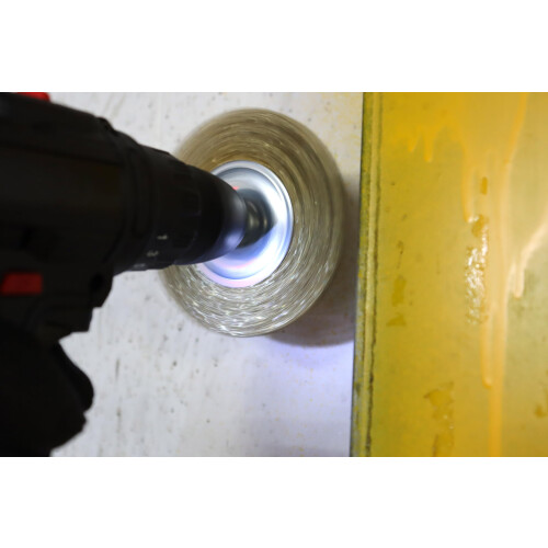 Hilka 4" Wire Wheel Brush 2