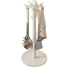 Kitchen Utensil Stand Rotating Storage Hanger with 8 Hooks,for Countertop Organization Rotatable Co