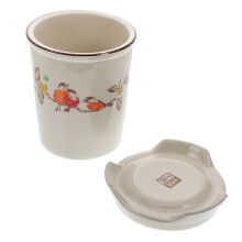 1Pcs Ceramic Chopsticks Organizer for Kitchen with Stylish White Holder