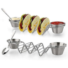 2026 Hot!! Holder 2 Pack Stand Stainless Steel Rack Wave Shaped Tray Holds 3 Hard or Soft