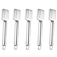Utensilios de cocina de acero inoxidable con forma de pez para uso doméstico (5 unidades)