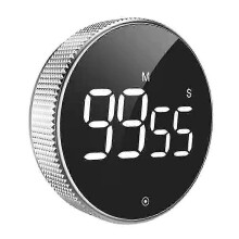 Magnetic Digital Timer Kitchen Cooking Shower Study Stopwatch LED Counter Alarm Remind Manual