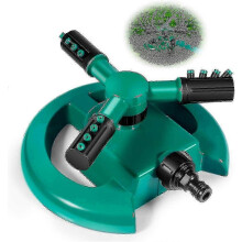Irrigatore automatico rotante per prato - Copertura a 360 gradi per ampie aree, ideale per prati e giardini.