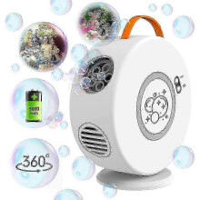 Máquina de burbujas automática recargable, juguete para hacer burbujas para niños