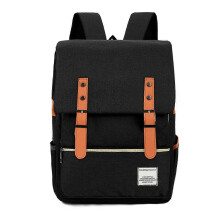 Großer Computerrucksack, modische Business-Tasche, Freizeit- und Reisetasche, Set mit externem USB-Anschluss, Schwarz