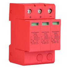 3P 3.0KV DC Power Surge Protector Arrester Device for Lightning Protection (3P40KA)