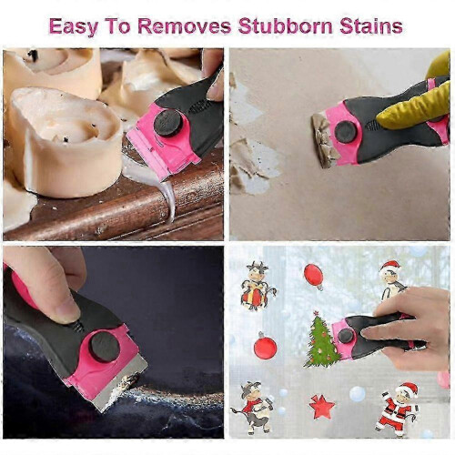 Double Edge Razors Blades Scraper Set Paint Cleaning Scraper Tool 20Pcs Metal Plastic Razors Blades 1