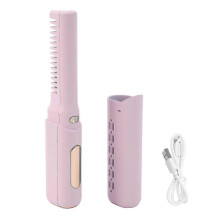 Mini Rechargeable Hair 3 Adjustable 2000mAh, Anti-Scald, Type-C, Cordless, All Hair Types, Purple
