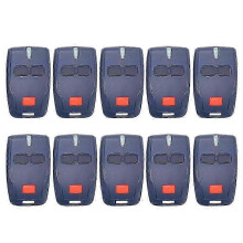 10pcs Remote Control 2 Button 433MHz Code Garage Door Gate Remote BFT MITTO 2 MITTO 4,New 2026 Black