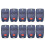 10pcs Remote Control 2 Button 433MHz Code Garage Door Gate Remote BFT MITTO 2 MITTO 4,New 2026 Black 1