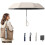 Automatic Umbrella Ring Buckle Windproof Umbrella, Compact Automatic Folding Travel Umbrella 1