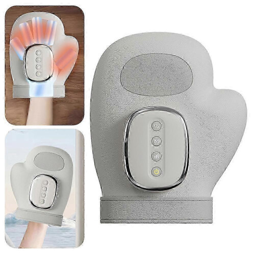 Hand Massager with Heating Function Airbag-Pressure Massage, Suitable for Sensitive Skin, Gift White 1