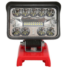 3in LED Work Light 18PCS Lamp Beads 2800lm 54W High Power Recyclable Reusable Square Working Lamp