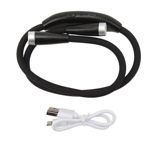 Neck Reading LED Lamp 3 Gear Bendable Silicone ABS White Light Source LED Hug Light Writing