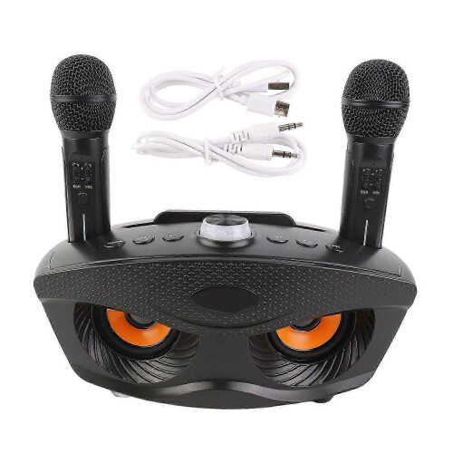 Wireless Microphone System Dual Professional Home KTV Innovative Owl Wireless Karaoke Mic System