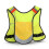 Multi function Night Sporting Reflective Cycling Running Vest Hiking Jacket (Yellow) 3