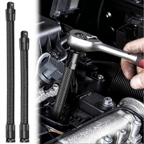 Flexible Socket Extension Time-Saving Efficiency Premium 1/2-Inch Drive Automotive Engine Repair 1