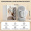 Hand Massager with Heating Function Airbag-Pressure Massage, Suitable for Sensitive Skin, Gift White 4