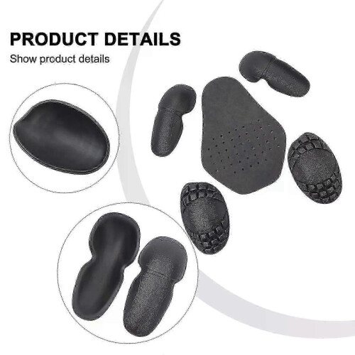 5Pcs Protector Bike Riding Jacket Back Elbow Shoulders Armour Insert Protectors Safety 2026 2