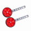Stable Children Cycle Stabilisers Bicycle Training Wheels Universal Safe 1220" Inch Red 3