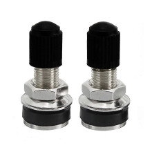 1 Pair Tire Valves Universal Scooter Tubeless Tire Valves Cover 35mm Tire Valves Multicolor