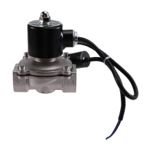 DN25 304 Stainless Steel Water Pipe Solenoid Control Valve 220V Pipeline Closed Water Valve 1 Inch