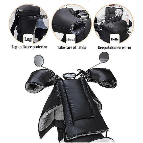 Grembiule da scooter, coprigambe, copriginocchio, copertura calda e antivento per moto 2