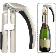 Sparkling Wine Cork Puller, Bottle Opener Lever Action Cork Removal, Zinc Alloy Abs Material Gift