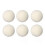 6pcs Wool Drying Balls Reusable Static Time Saving Skin Friendly Softener Ball Clothes 3.5cm / 1.4in 1