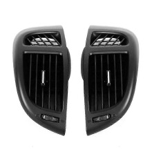 par de rejillas de ventilación de aire para el tablero delantero de Forte Koup 10-13 974301M000WK 97480-1M100 974901M000 Negro