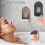 2 Pack Wall Mounted Soap Dishes Lid Drain Shower, Adhesive Without Drilling, Waterproof, Dustproof 4