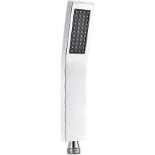 Brass Handheld Shower Head L Style High Pressure Luxury Silver White Chrome Finish Small Size