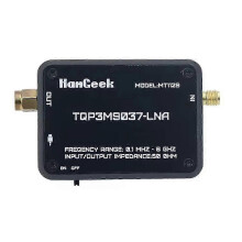 Amplificador de bajo ruido MT1129 TQP3M9037 para receptor de radio SDR Analizador de espectro TEF6686 Negro