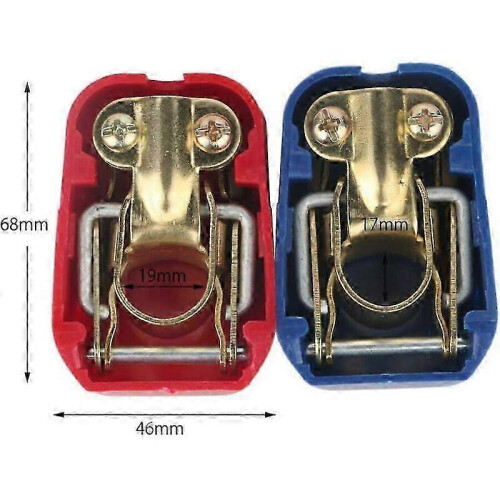 Pack Quick Release Battery Terminals, 12V Quick Release Battery Terminals Battery Switch Red Black 1