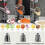Cheese Grater Hand Crank Rotary Vegetable Shredder Handle,Interchangeable Blades, Slicer for Kitchen 3