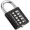 Combination lock 5 fixed lockers gym door lock mechanism 5