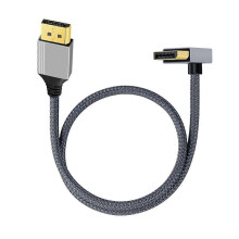 Cable flexible de transmisión de vídeo DisplayPort 4K a 60 Hz, trenzado, para monitores de ordenador, multicolor.