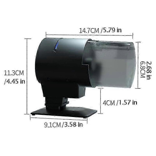 Automatic Aquarium Fish Feeder, Automatic Fish Feeder for Aquarium(210ml-Battery Powered) 1