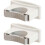 2pcs Space Saving Mop Wall Mounted No Drilling Mop Storage Clip Clamp Upgrades Home Office 4