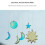 Silicone Resin Mold Featuring Star Moon Pattern For DIY Crafts And Gifts Multicolor MultiStyle 4