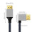 Flexible 4K 60Hz DisplayPort Video Transmission Cable, Braided Computer Monitors Multicolor 3