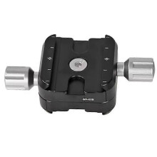 QR-50B Quick Release Clamp Holder Shooting Head Clamp Seat Arca Swiss Macro Plate Tripod Head Black