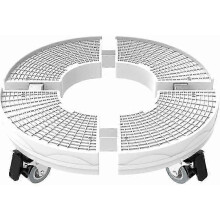 Heavy Duty Plant Stand Wheels, 200kg Capacity, 30cm-50cm Adjustable Round Flower Pot Stand Rollers