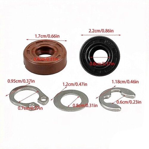 Bread Maker Sealing Rings Retaining Clip Bread Machine Rubber Metal Texture Kitchen Multicolor 2