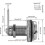 Pieces Security Drawer Mailbox Cam Cabinet Code Lock, Keyless Cam Lock, Lock, Cabinet Drawer Mailbox 5