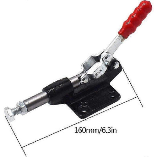 Clamps,2Pcs Hold Down Push Pull Hand Tool Hand Tool Quick Clamp Latch Lever Clamp Quick Bar (22 1