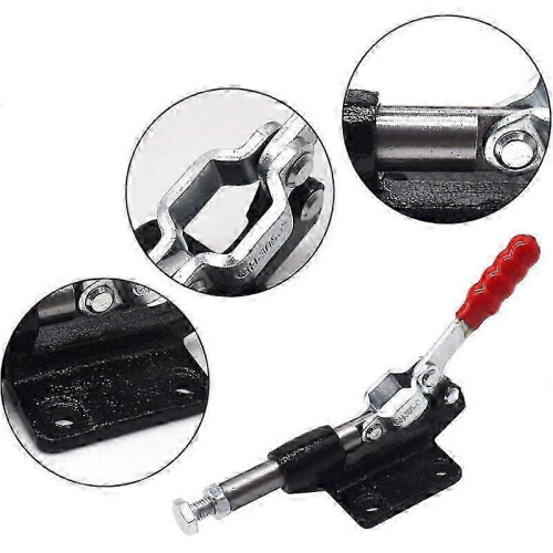 Clamps,2Pcs Hold Down Push Pull Hand Tool Hand Tool Quick Clamp Latch Lever Clamp Quick Bar (22 2