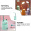 USB Cartoon Night Light, LED Night Light, Green Bear Student Dormitory Reading Night Light 4