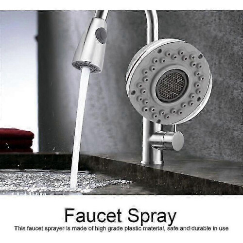 Two-Function Kitchen Faucet, Pull-Out Kitchen Sink Spout, 1/2-Inch Chrome Spout (Brushed) 1