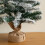 90cm Snowy Christmas Tree with Jute Bag Stand 6